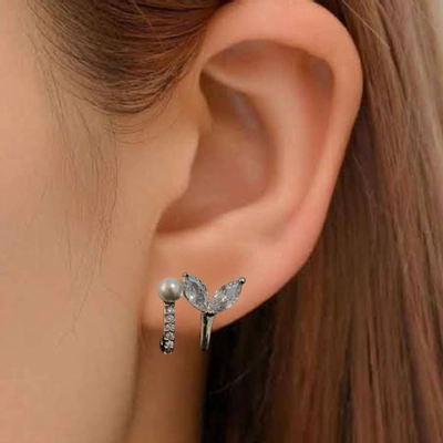 گوشواره جواهری مدل وال