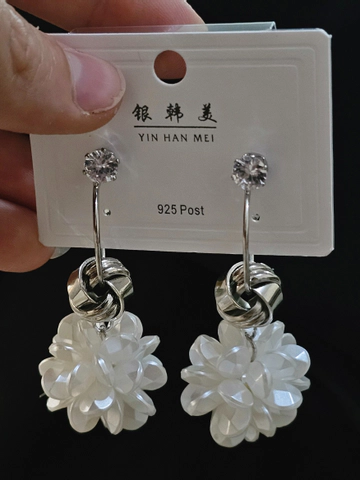 گوشواره توپی رنگ ثابت