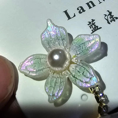 گوشواره بلند سه گل