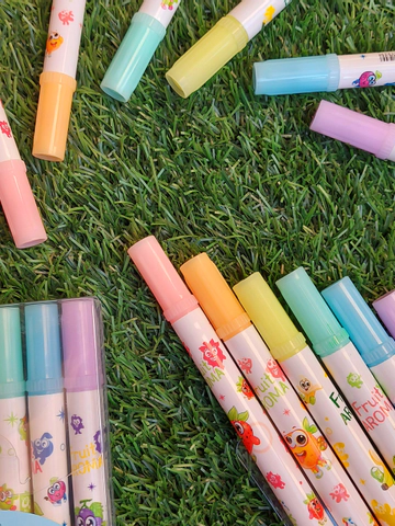 بسته 6 عددی هایلایتر (معطر) با بوی میوه