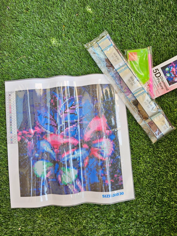 نقاشی الماسی بزرگسال فرشی 30 در 30