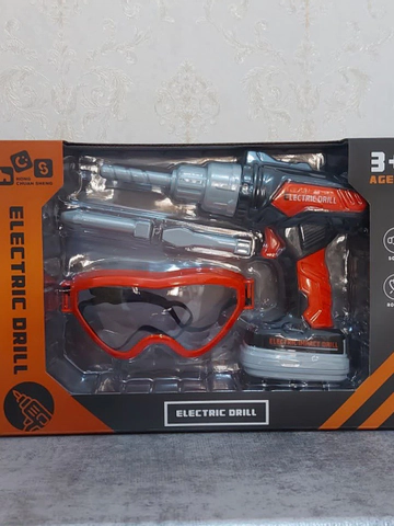 دریل باتری خور با لوازم جانبی