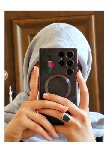 برچسب ضد آب پشت گوشی طرح کشور و پرچم فلسطین