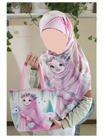 کیف و روسری ست مدل فرشته